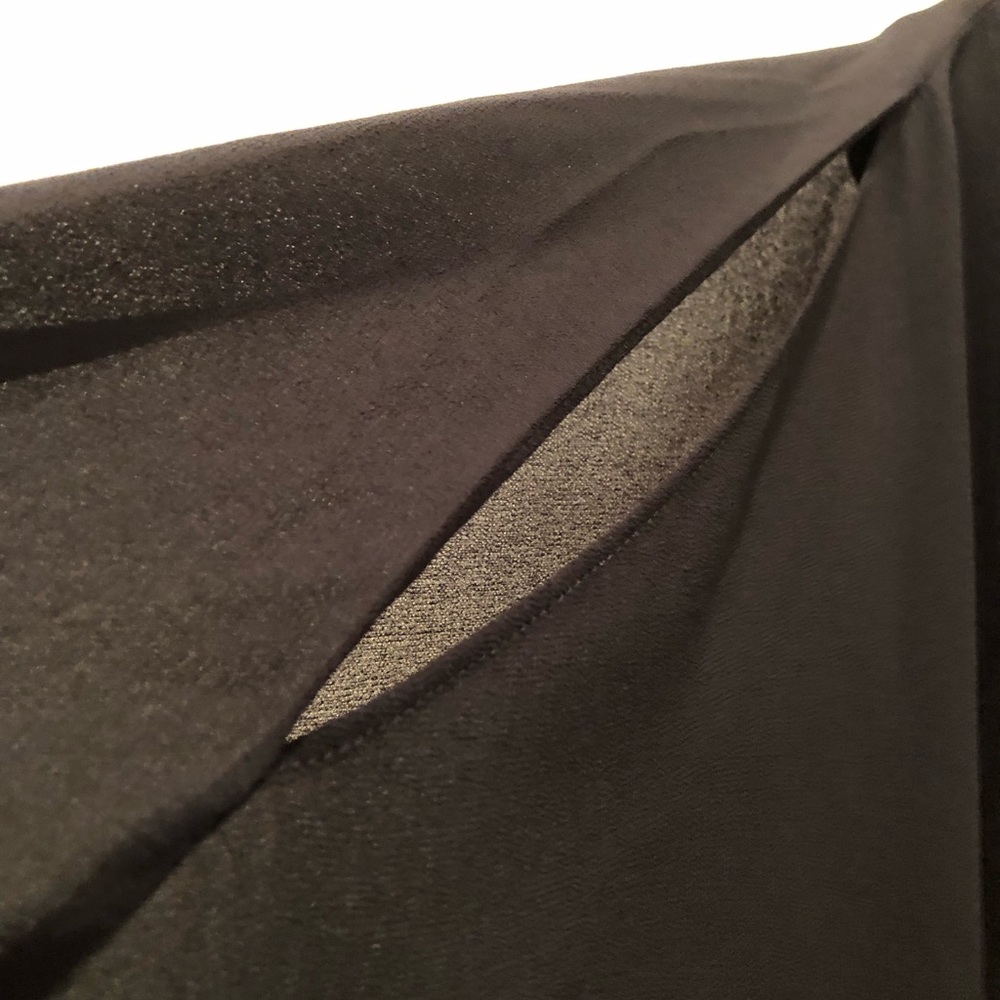Women’s black dress with sheer overlay on the top size 26W NWT - Picture 3 of 4
